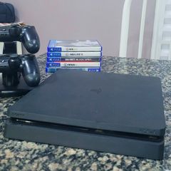 Playstation 4 Ps4 Pro 1tb Cuh 7016b + Controle Original + 2 Jogos