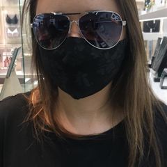 Óculos De Sol preto com detalhe prata Fashion Em Promoção Musa