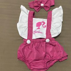 Romper Barbie  Roupa Infantil para Bebê Barbie Usado 87304650