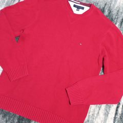 Suéter Tommy Hilfiger Masculino Signature Crewneck Vermelho