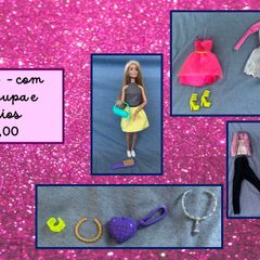 Kit Roupa Barbie (Muda de Cor), Brinquedo Barbie Usado 79706304