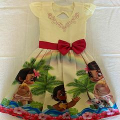 Vestido Infantil Personagem Moana - Tamanho 2 (Veste 2 a 4 Anos), Roupa  Infantil para Menina Nunca Usado 78077057