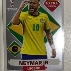 Kit Figurinha Copa 22 Legend Gold Prata Neymar Jr Mbappe