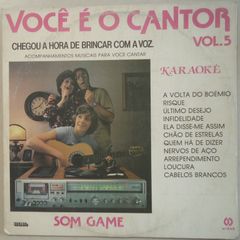 Lp Vinil - Você É O Cantor - Karaoke - Som Game