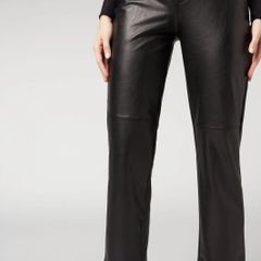 Legging Térmica Efeito Couro Calzedonia - Preto