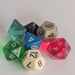 Set Dados RPG - Marble Blue - Vinted