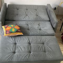 Sofa Cama Matrix Taylor Em Tecido Veludo | Comprar Novos & Usados | Enjoei