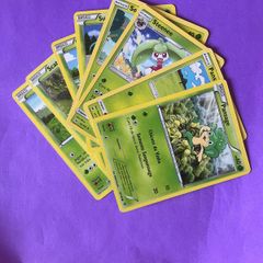 Conjunto de Cartas Pokémon Tipo Planta, Produto Masculino Pokémon Nunca  Usado 73776380