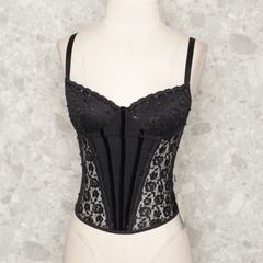 Corset Corselet Espartilho Preto