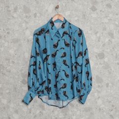 Cropped Cheetos Azul M, Camisa Feminina Nunca Usado 61459197
