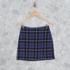 CONJUNTO CAMISA E SHORT SAIA LÃ BATIDA XADREZ SHEIN