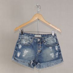 Short Jeans Azul Claro Isabel Maternity