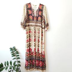 Vestido midi gili store farm