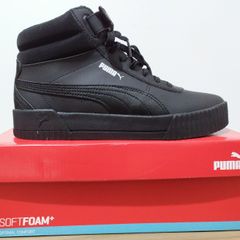 Tenis puma preto 2024 cano alto feminino