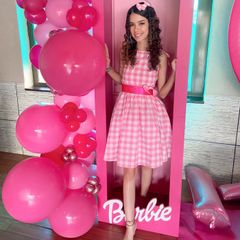 Vestido Infantil Barbie / Roupa de Menina da Barbie com Tiara, Roupa  Infantil para Menina Nunca Usado 88941184