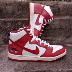 Nike sb dunk high best sale pro red