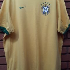 Camiseta Seleção Brasileira Amarela Cbf Tamanho Gg Masculina