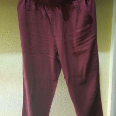 Calça Leggin Burgundy, Calça Feminina Members Mark Usado 84577693