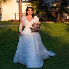 Vestido de Noiva Estilo Princesa | Roupa de Casamento Feminina Amanda  Novias Usado 90099017 | enjoei