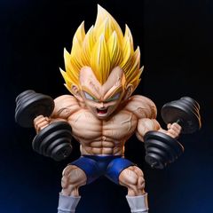 Kit 6 Bonecos Miniatura Dragon Ball Gt Goku Vegeta Saiyajin