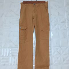 Calça jeans clearance amarelo queimado