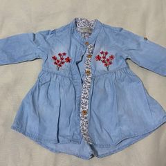 Conjunto Infantil Blusa Saia e Colete Xadrez