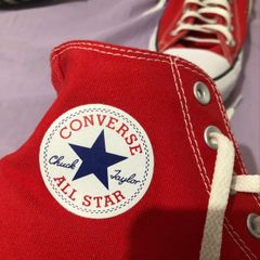 Tênis All Star Converse Cano Alto - Vermelho - Abacashoes Calçados