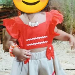 Vestido Moana Baby, Roupa Infantil para Menina Usado 83773397