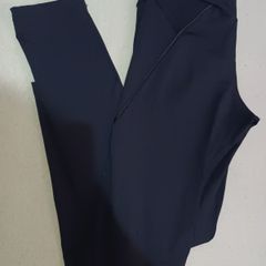 C&A calça legging canelada esportiva ace azul marinho 