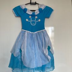 Vestido Infantil Longo Cinderela Azul Serenity Dama de Honra em