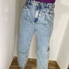 Calça Jeans de Cintura Media Zara