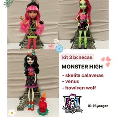 Kit 2 Bonecas Mattel Ever After High: Raven e Holly