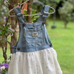 Vendo jardineira infantil com saia de tule - Roupas - Barra do Aririú,  Palhoça 1250673796