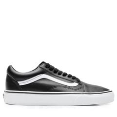 Tenis vans preto com best sale listra branca