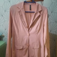 Blazer feminino - R$ 69.99, cor Branco, tamanhos P, M, G, GG #48778, compre  agora