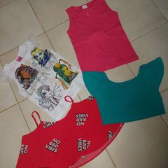 Lote 2 Camisetas Menina | Roupa Infantil para Menina Bad Cat Usado 78693116  | enjoei