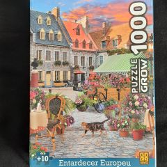 Quebra Cabeça Puzzle Entardecer Europeu 1000