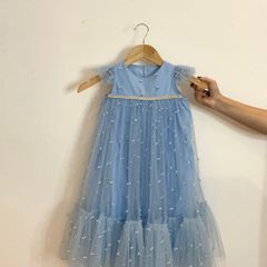 Vestido Infantil Frozen Elsa Branco Azul Aniversário Temático Festa  Fantasia Ctdlxfrozen01ano, Roupa Infantil para Menina Nunca Usado 91166655