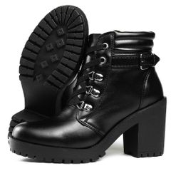 Bota coturno feminina store promoção