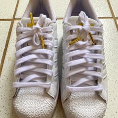 Tênis Feminino Adidas Superstar Bold W - Branco/Dourado - Home