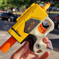 Metralhadora 24 Tiros Nerf, Brinquedo Nerf Usado 61733943