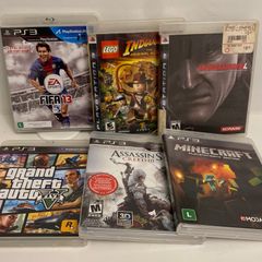 Lote Coleção 220 Jogos Ps3 Mídia Física Originais