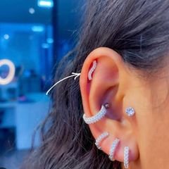 Piercing de Nariz Prata 925 Zircônia - Céu de Prata Acesse