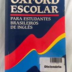 Dicionário Oxford Escolar Português-Inglês Inglês-Português, Livro Oxford  Usado 90305762