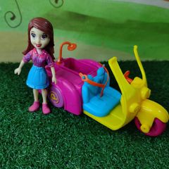 Kit 2 Cenários Polly Pocket Salão de Beleza e Pet Shop Mattel