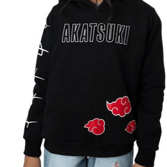 Conjunto Naruto Akatsuki Aldeias Renegadas Moletom Infantil