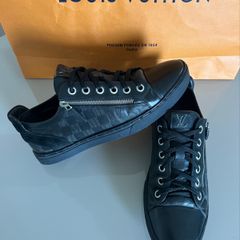 Tenis / Bota Louis Vuitton Damier Monograma Preto e Cinza Lindo!! Original  | Bota Masculina Louis Vuitton Usado 88766567 | enjoei