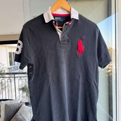 Camisa Polo Ralph Lauren Brasil Preta - Compre Agora