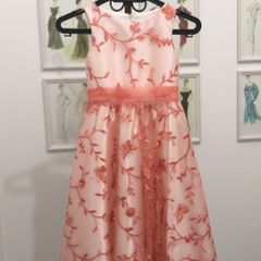 vestido de florista juvenil