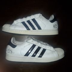 Tênis Adidas Superstar Couro Branco Original - BIJL1